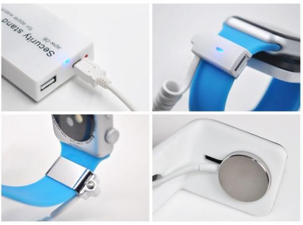 COMER security alarm cable locking system watch anti-theft display for mobile phone accessories store