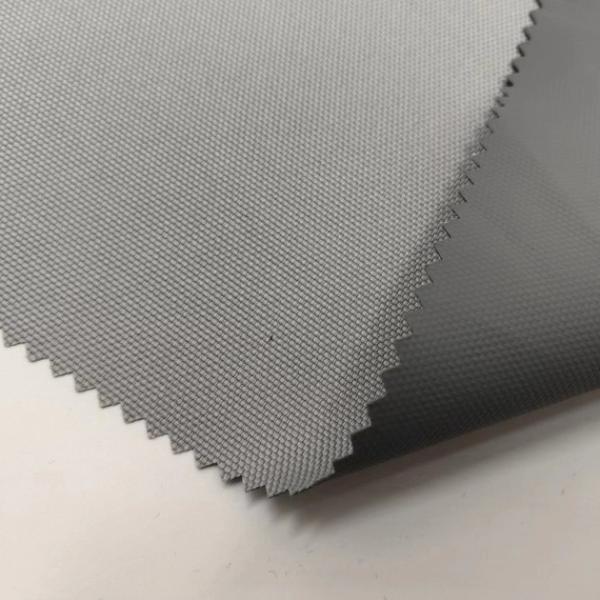 Grey 600D Polyester Oxford Fabric 900D TPU Waterproof Oxford Fabric With Plain Dyed Pattern