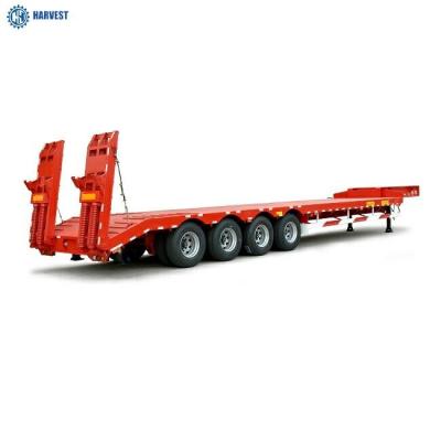 Reboque de Max Payload 80 Ton Lowbed Heavy Duty Semi dos eixos do peso 10000kg 4
