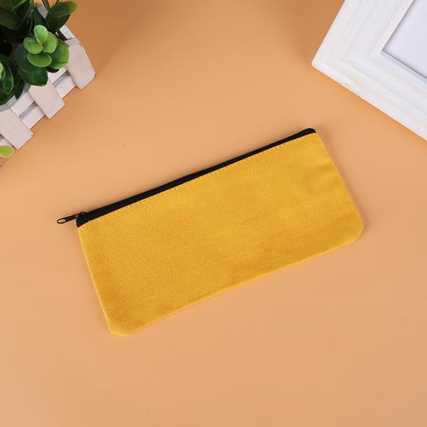 Customized Logo Print Canvas Pencil Bag for Customer Requirements