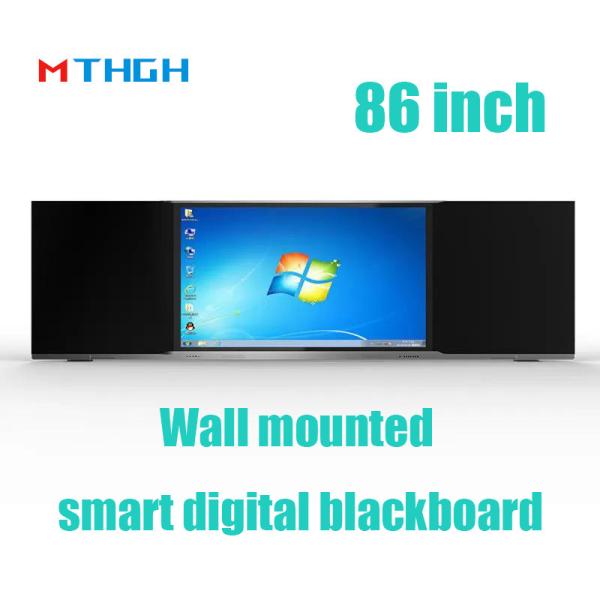 86 Inch Wall Mounted Smart Digital Blackboard with 4K Resolution for Classroom Teaching
