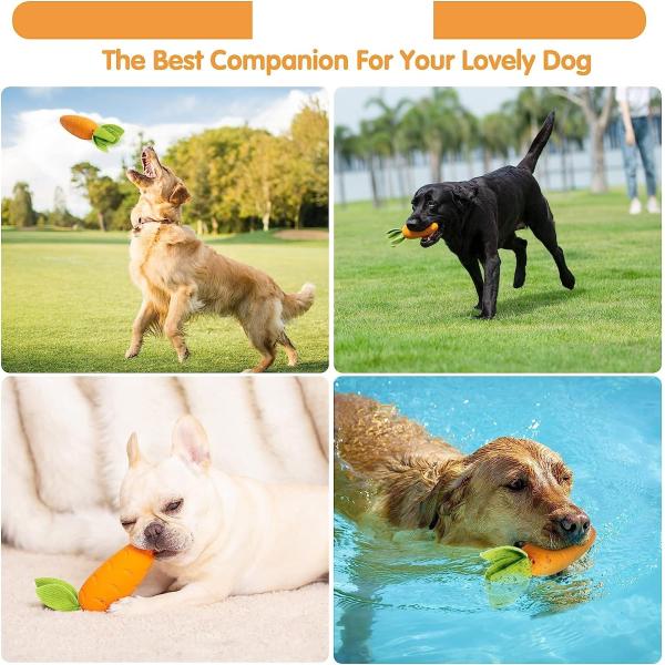 Dog Puppy Toys Pack, Puppy Chew Toys for Fun Teeth Cleaning, Dog Squeak Toys,Treat Dispenser Ball, Tug of War Toy