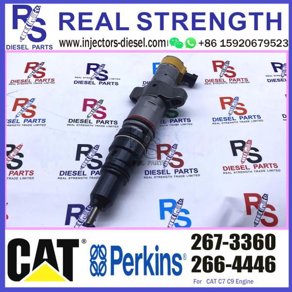 Common rail Injector Diesel fuel Injector Sprayer 265-8106 266-4446 267-3360 for CAT C7 C9 Engine