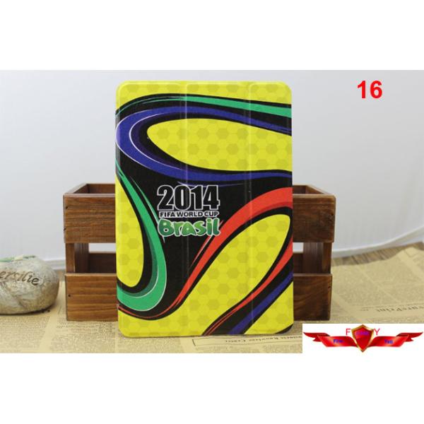 2014 Brazil World Cup Ipad Air Cartoon Cover Cases Multi Type Quality A++ Gift Box Include