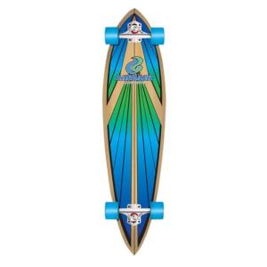 Layback Longboards Soulride Blue Longboard Complete Skateboard - 9.75" x 40"