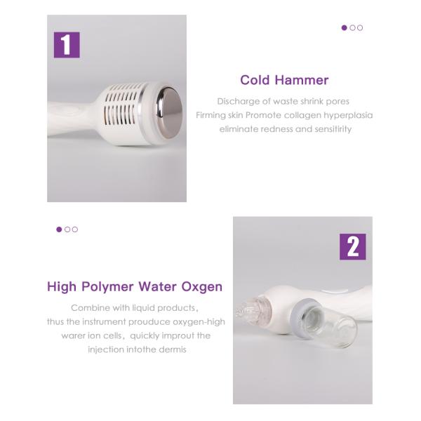 H2O2 Hydrafacial Skin Care Products , Vertical Type Hydro Facial Machine