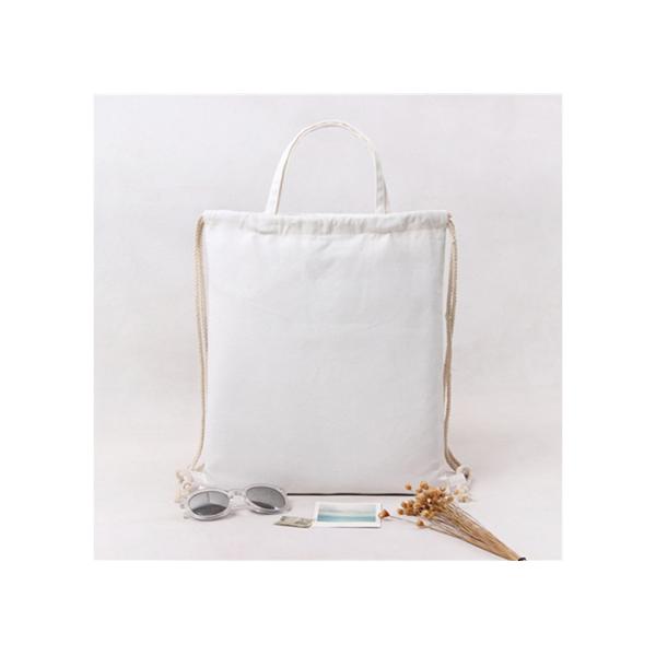 Custom printed logo solid color handhold backpack travel drawstring bag student backpack