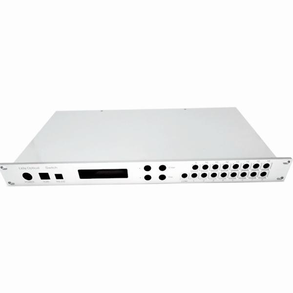 19 Inch Standard 1U Rack 1x16 Fiber Optical Switch Single Mode And Multimode