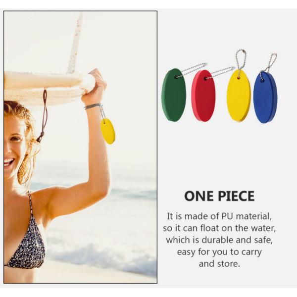 Blank Plain PU Boating Bulk Floating Keychains Foam Floater Ring Personalized