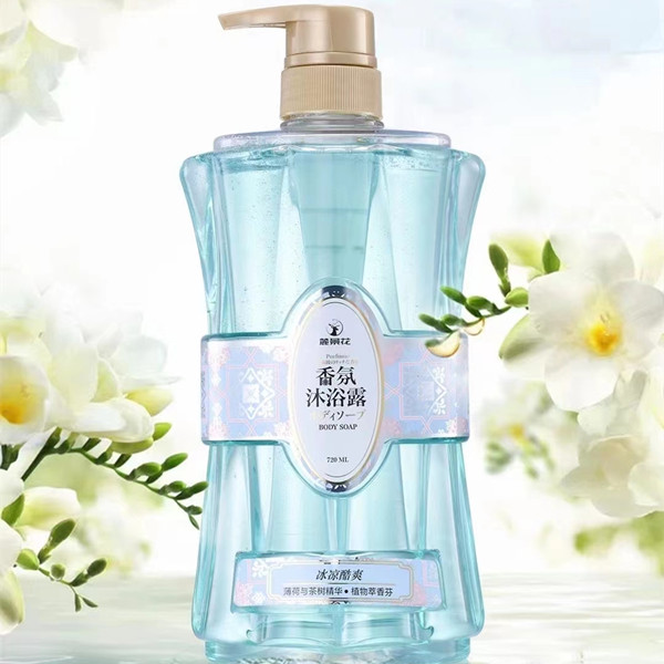 Mint Fresh Herbal Shower Gel Natural Ingredients Shea Butter For SPA