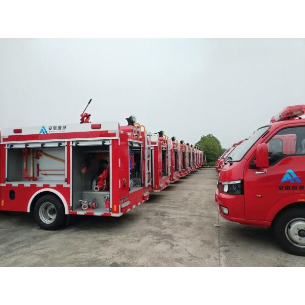 Dongfeng 6 Wheels 1,000-Liter Fire Fighter Vehicle Water Tank Fire Fighting Truck