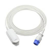Sonde IMEC IPM9800 de Pin SpO2 du rond 7 du capteur 512FLH 115-012807-00 T5 T8 de Mindray Datascope SpO2