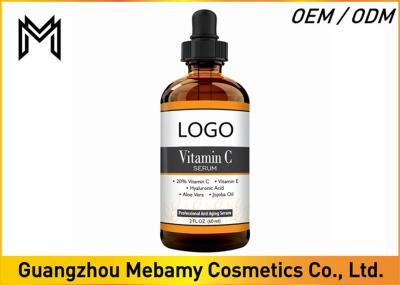 Soro orgânico antienvelhecimento da cara, soro natural da vitamina C dos ingredientes 20% para a pele