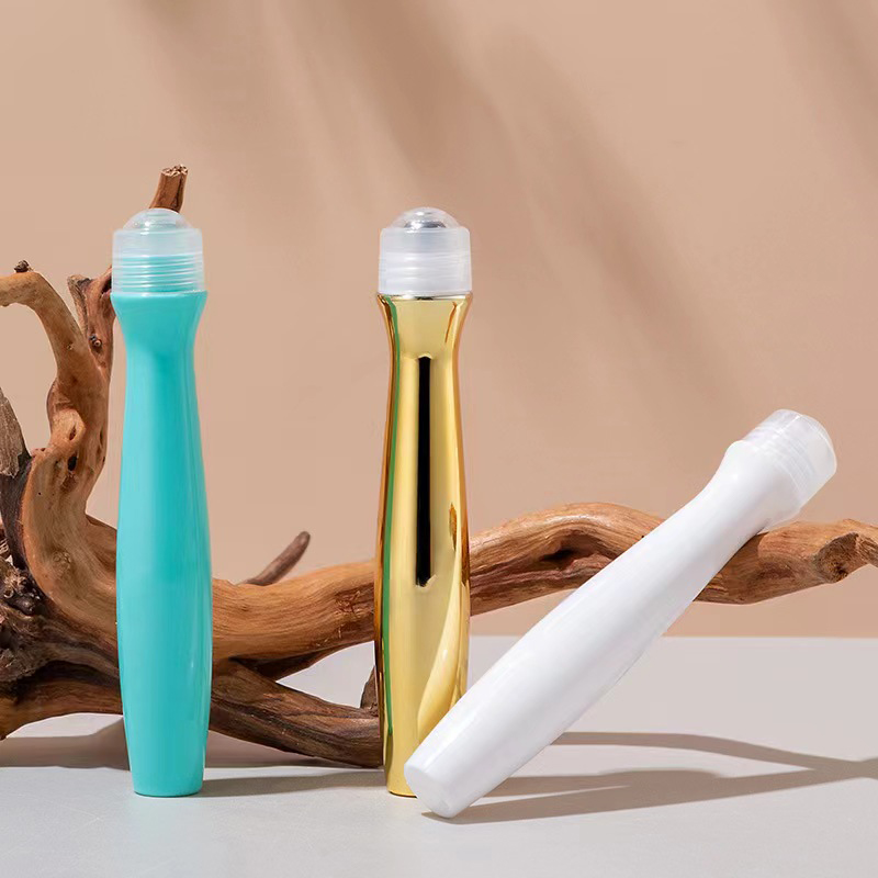 Portable 10/15ml Stainless Steel Roller Bottle Refillable Non-Spill Easy Open and Recyclable for Perfume Liquid