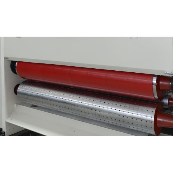 Fully Automatic Steel Flexo Printing Cardboard Box Slotting Die Cutting Machine