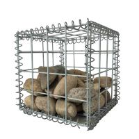 1x1x1m galvanizou o PE soldado da caixa de Gabion revestido