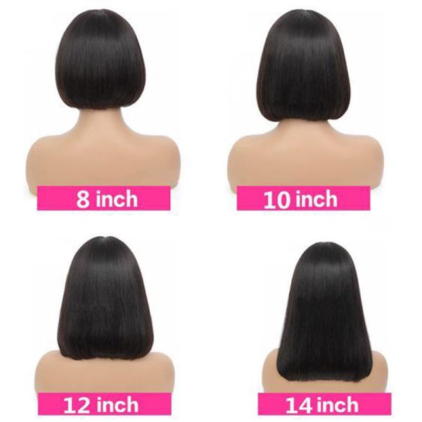 14 Inch Full Hd Lace Front Human Hair Glueless Wigs 360 Full Lace Frontal Wig Human Hair