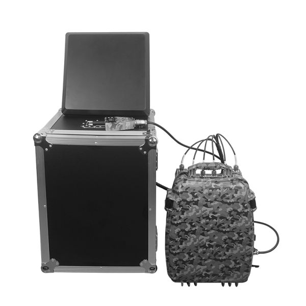 TX-BF05 Long Range Portable Man pack Drone Signal Jammer omnidirectional 5 bands Full-Band Coverage