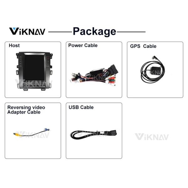 For 2013 Ford Edg 10.4 Inch 8 Core LCD screen Stereo Android GPS Navigation Multimedia Player Wireless Carplay BT 4G