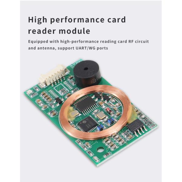 125khz and 13.56mhz Dual Frequency Communication Module M1 S50 Wiegand UART Interface RFID Smart Card Reader Module