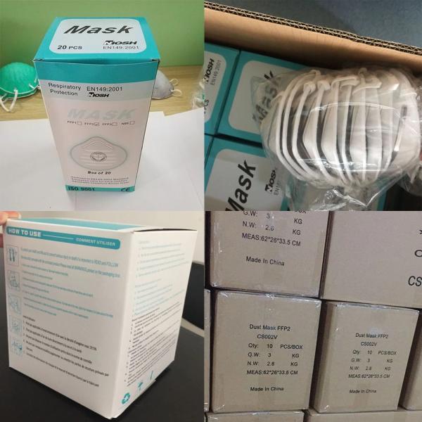 Fluid Repellent  Disposable Protect Mask Cup Shape Hygienic Skin Friendly