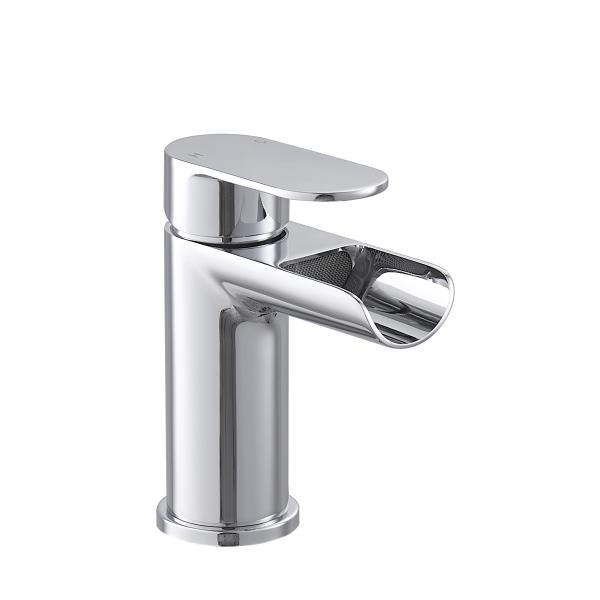 Contemporary Bathroom Sink Mixer Taps Polished 3 Years Warranty