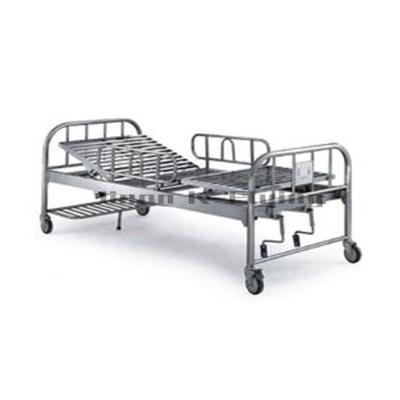 Cama manual dos cuidados do hospital de 4 rodízios de aço inoxidável