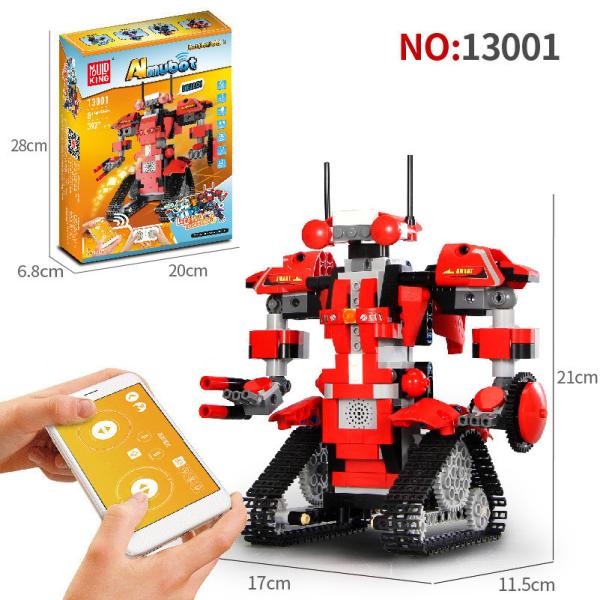 USB Charging Modern Military Models Robot Assembled ABS Plastic