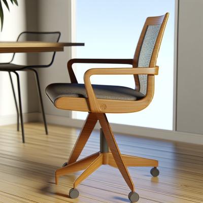 Wooden Dining Room Armchairs Set of 2/4/6 Natural Modern Style