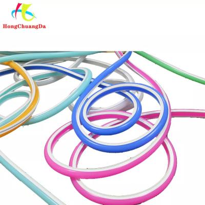 As tiras de néon do silicone do diodo emissor de luz de 10W/M ateiam fogo - ao anti tubo de néon de rachamento resistente da corda do diodo emissor de luz