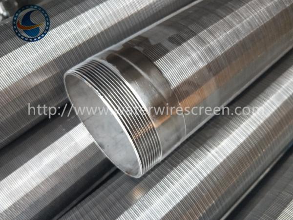 AISI 316L DN100 Sand Control Screens With Male Threaded
