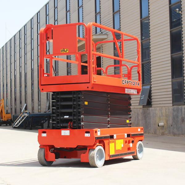 2860 kg Plataforma de trabalho de tesoura auto-levantável para 4m 5m 6m 8m 10m 12m 14m 16meters