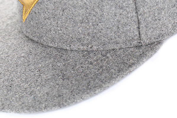 Wool snap back hats Fashion hip hop keep warm caps Molded Wool Fitted Baseball Cap, Melton Wool Earflap Baseball Cap