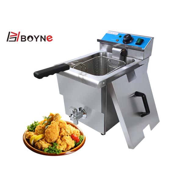High Temperature Single Tank Fryer Fast Food Restaurant Deep Fryer