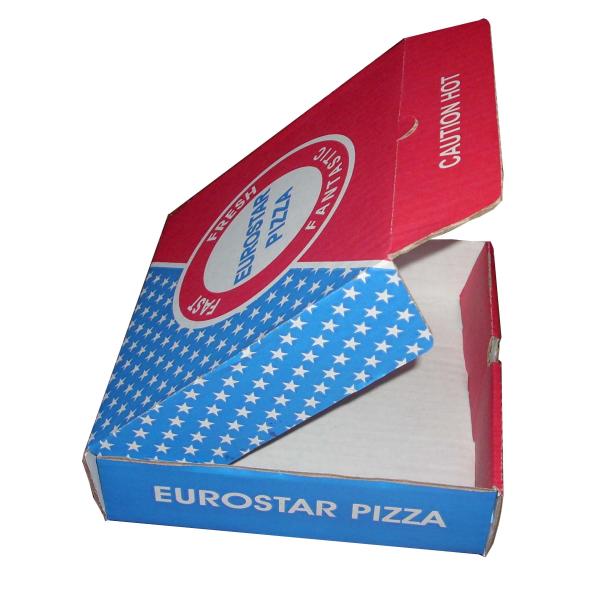 Healthy recyclable white pizza boxes