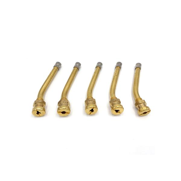 Trucks  Brass Valve Stem 9.7mm Rim Hole V3.20.4 Bend 27° 90mm Length