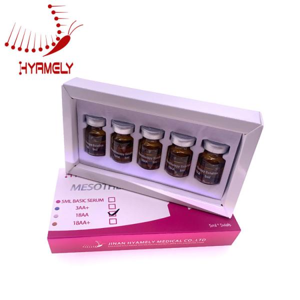 soro transparente de 20mg/ml Mesotherapy unisex todos os tipos da pele