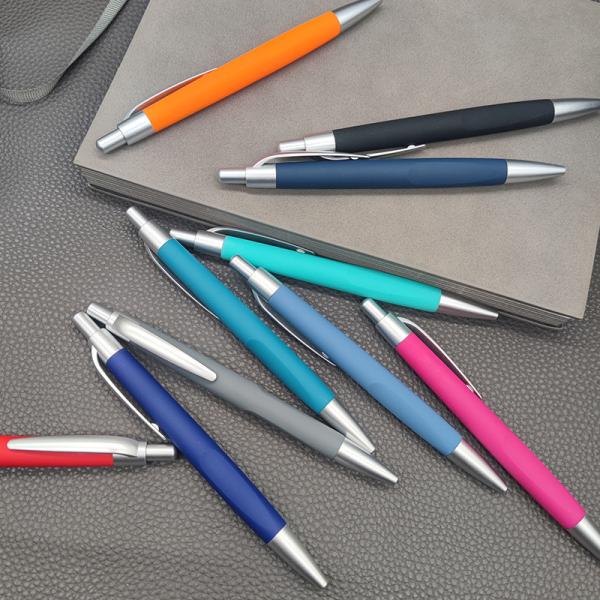 Hotel Promotional Ballpoint Pen Gift Business Ball Pen Soft Coating Printing Logo