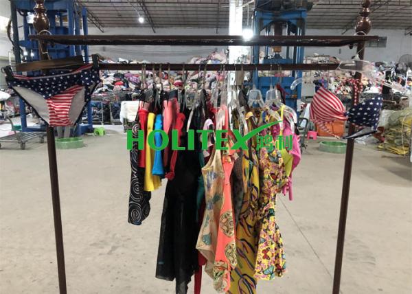 Clean Used Summer Clothes Swimming Wear Japanese Style Polyester Material For Africa