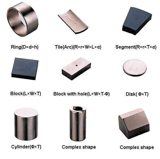 Customized Hard Barium Ceramic Ferrite Magnets Low Cost For Industrial Field