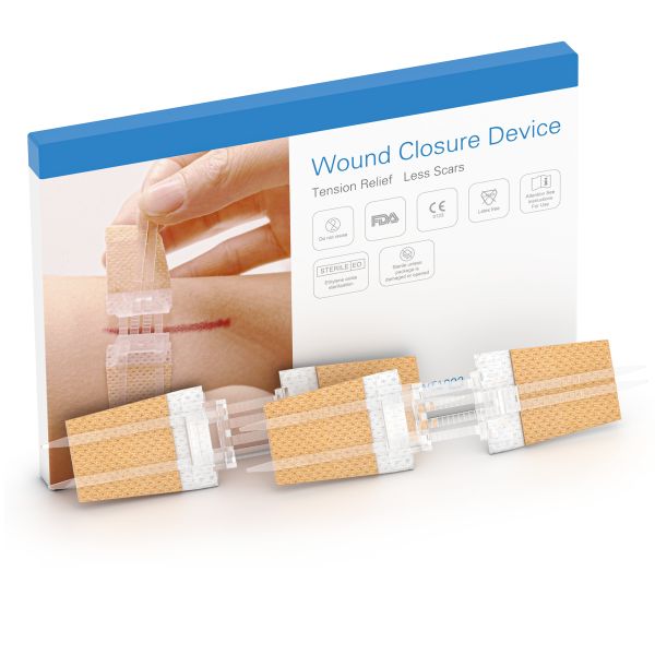 Dispositif de fermeture de plaie de bandages en tissu flexible 2 / 4 / 6PCS