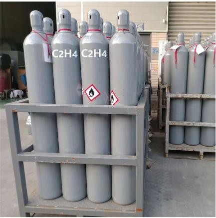 China Electronic Grade 99.999% 5n Cylinder Gas C2h4 Ethylene