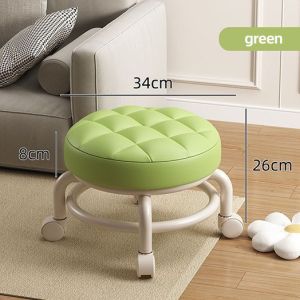 Compacto y ahorro de espacio Sillón redondo bajo 26*34cm asiento suave acolchado