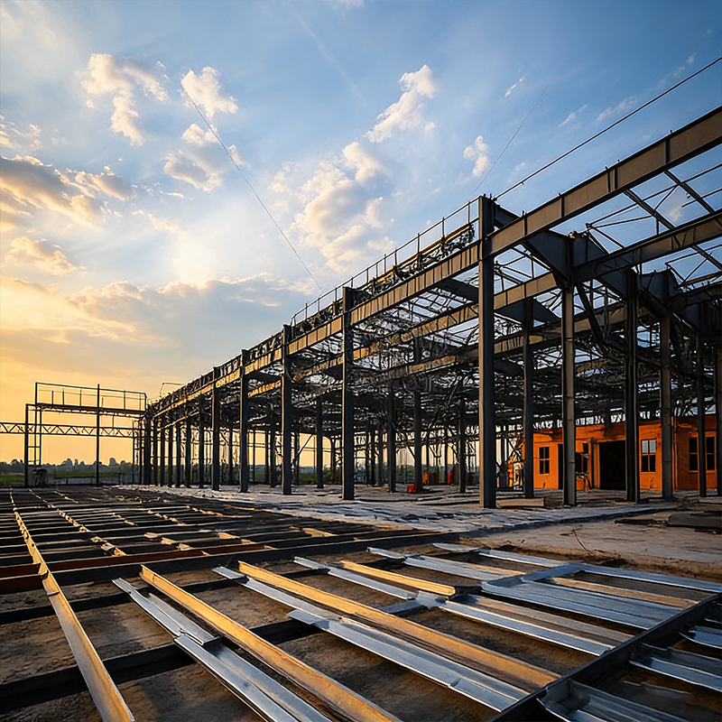 Heavy Duty Agricultural Steel Frame Building for Greenhouse Construction