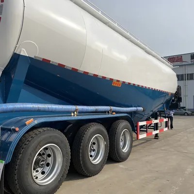 60Ton Max Payload Truck Trailer Bulk Cement Silo Tanker Semi Trailers for Product