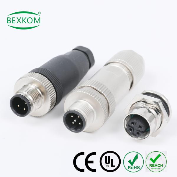 BEXKOM M Series M5 M8 M9 M12 M14 M16 M23 7/8 Circular Connector with IP67 Waterproof EMC Shield and Screw Locked for Reliable Electrical Connections
