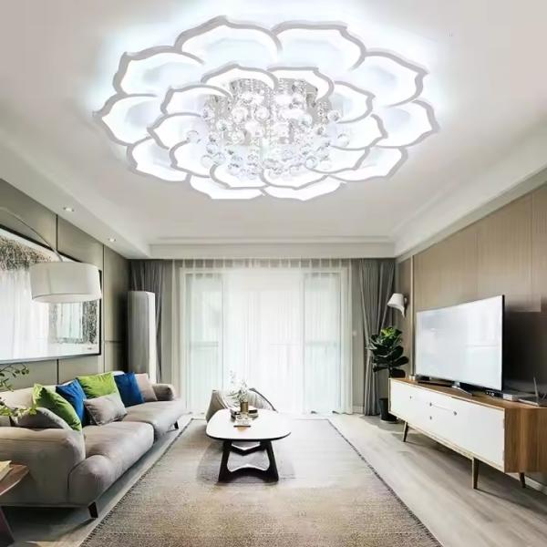Home Decoration LED Ceiling Pendant Light 3000K-6000K Remote Control LED Panel Light