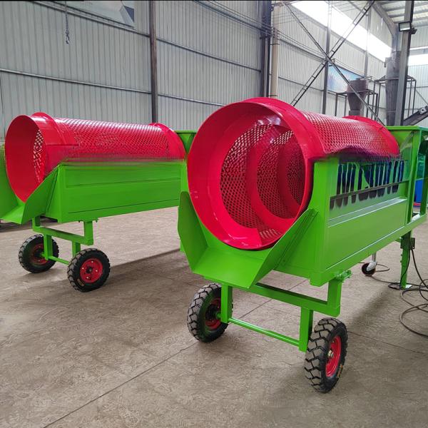Small Processing Capacity Mobile Rotary Screening Equipment with High Recovery Rate