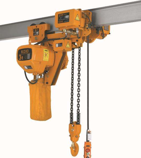 Low clearance ring chain crane, hhbb 10t electric chain crane, ring chain electric crane