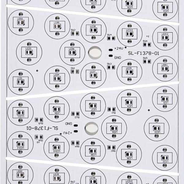 Медный низкий уровень ядра распадает одиночное, который встали на сторону PCBs для освещения СИД белого